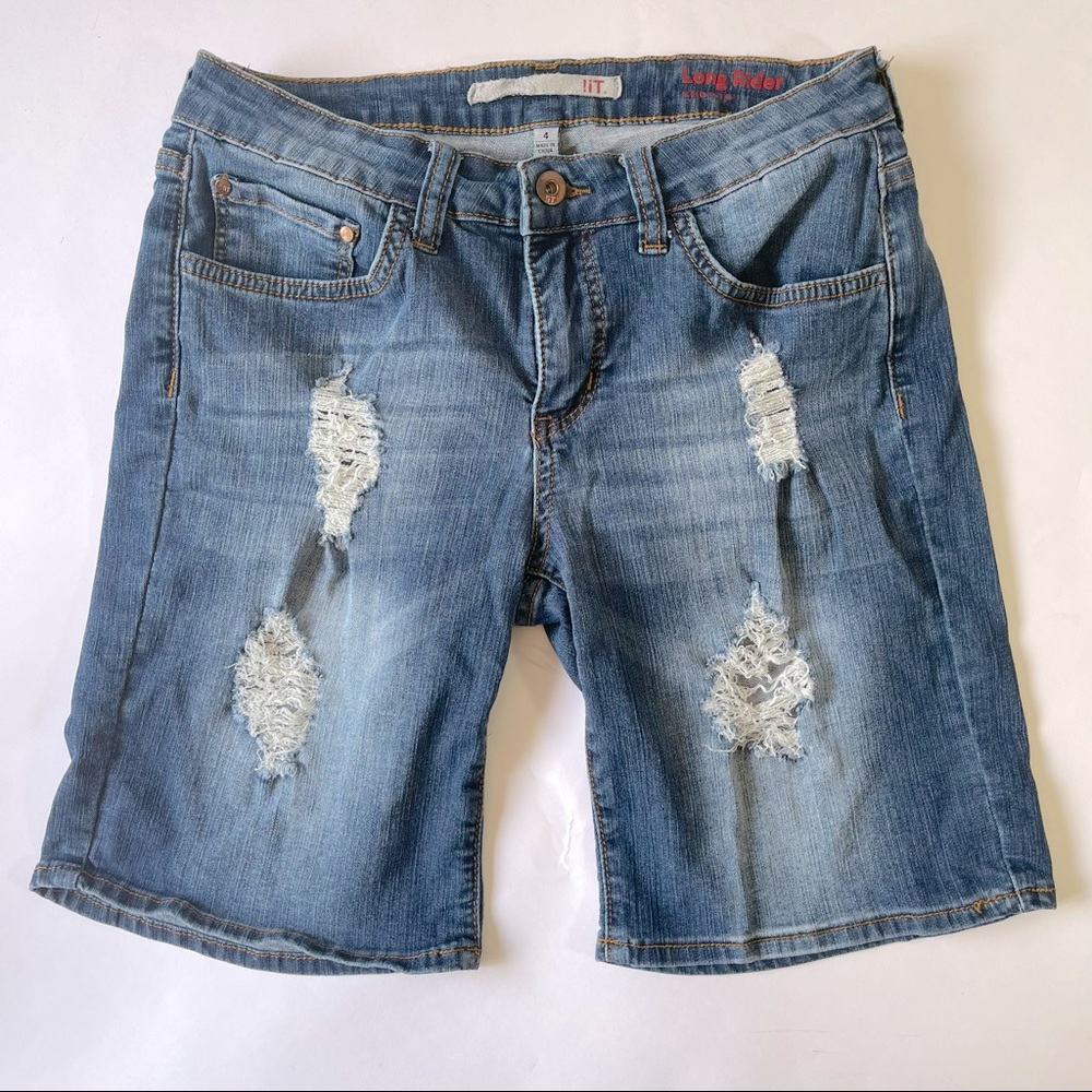 !iT blue long rider shorts size 4